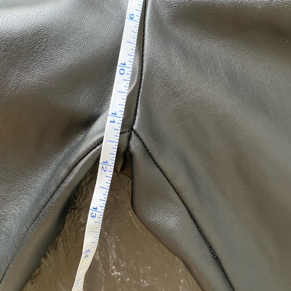 Zara Teen faux leather legging with button and zip - Picture 7 of 10